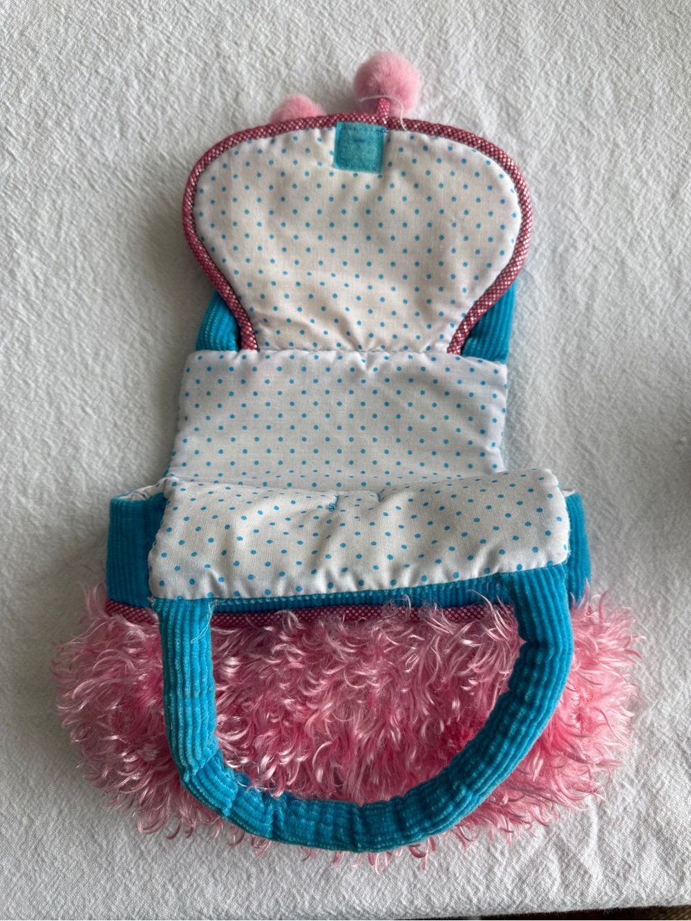 Webkinz MATCHING Leopard Plush and Pet Handbag - Pink & Teal - Picture 13 of 14